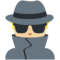 Detective - Medium Light emoji on Twitter